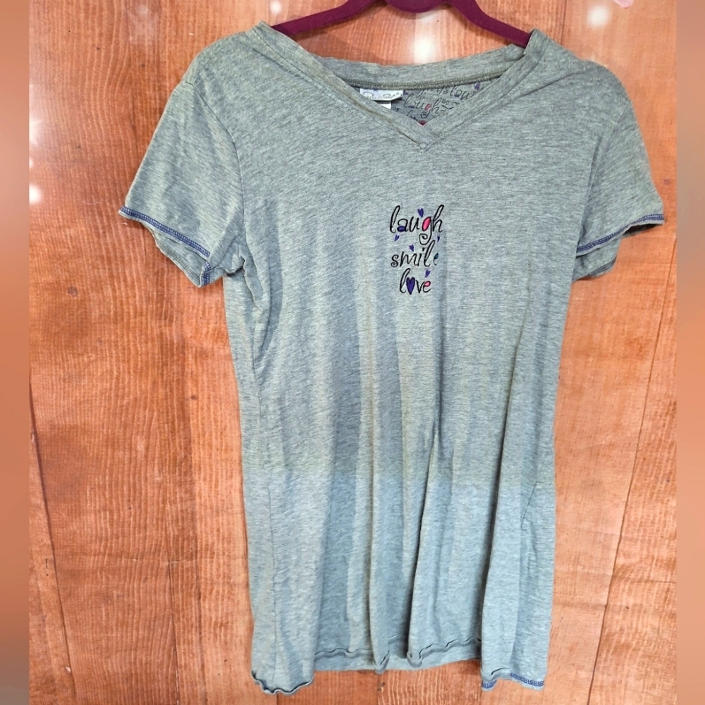 RENE ROFE NIGHTGOWN GRAY SIZE  SMALL